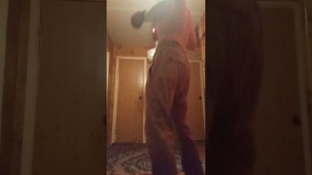 Боксирую после качалки