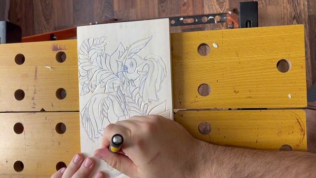 Рельефная резьба по дереву. Часть 1.