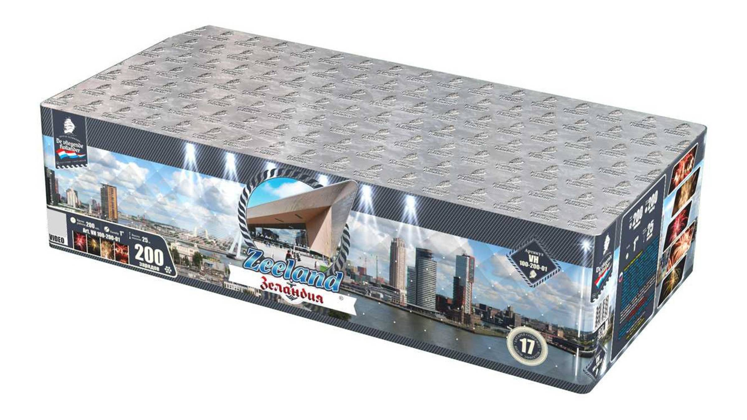 VH100-200-01 Салют "Зеландия" (1" х 200 залпов) "Летучий Голландец"