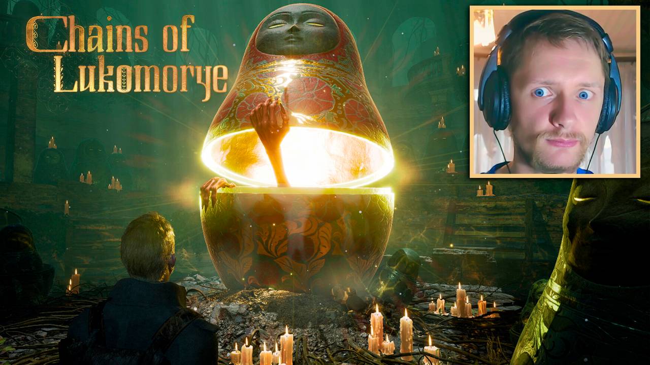 Chains of Lukomorye - Официальный Трейлер и Реакция на русском! Necrovision с Баба Ягой по Пушкину!