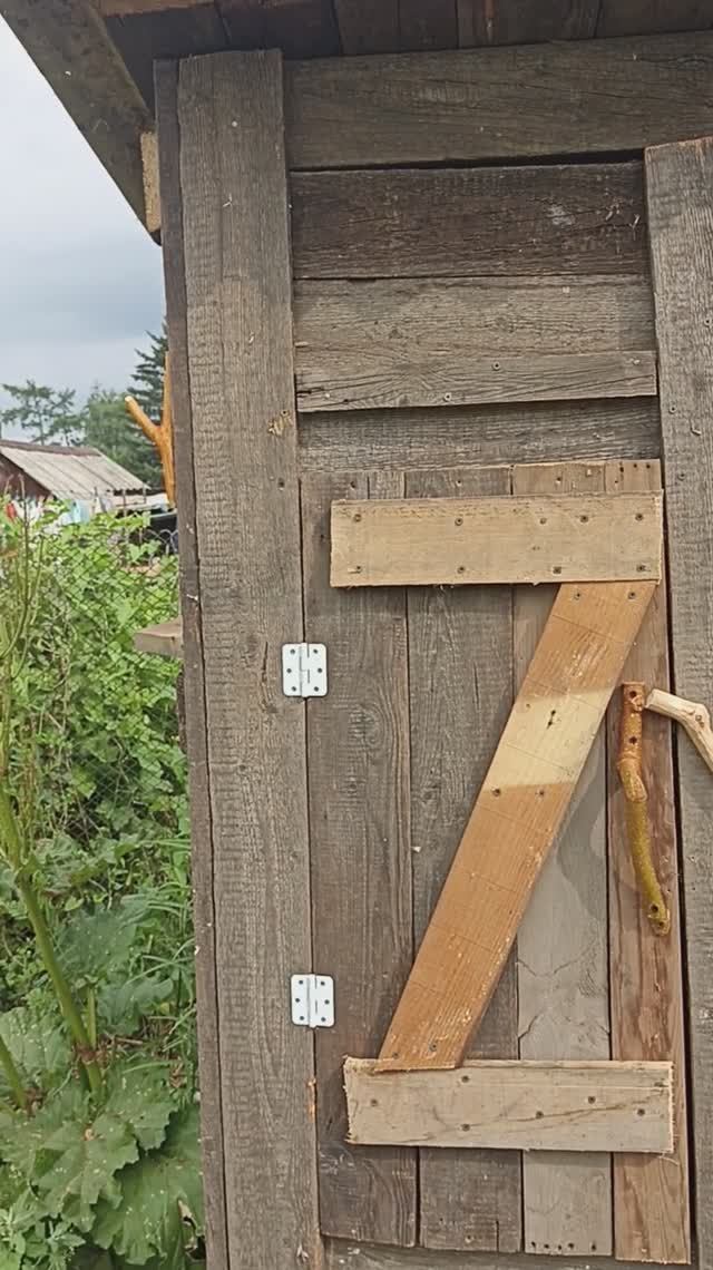 Коптильня из старых досок