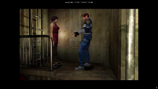 Resident Evil 2 (1998) Леон Канализация Ада Вонг Преследует Аннет Биркин #6