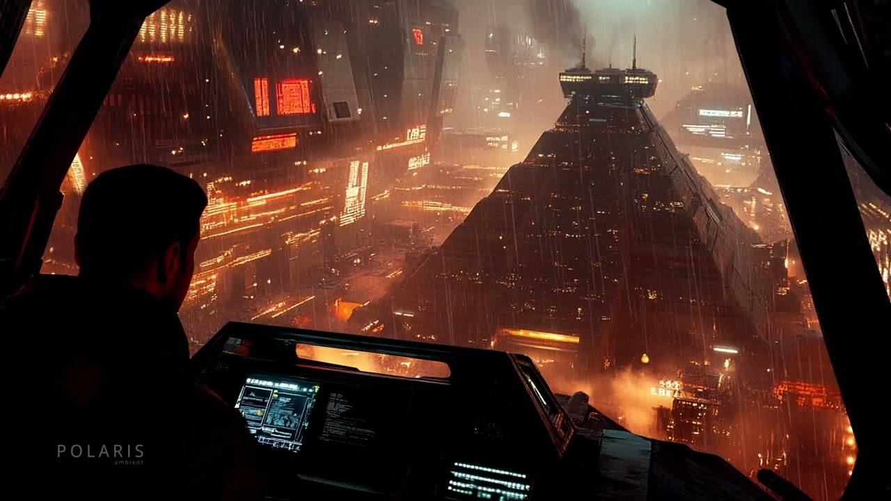 Ambient Space Music Cyberpunk Cinematic 📽️ Atmosphere ｜ Blade Runner-Inspired Soundscape for Sleep