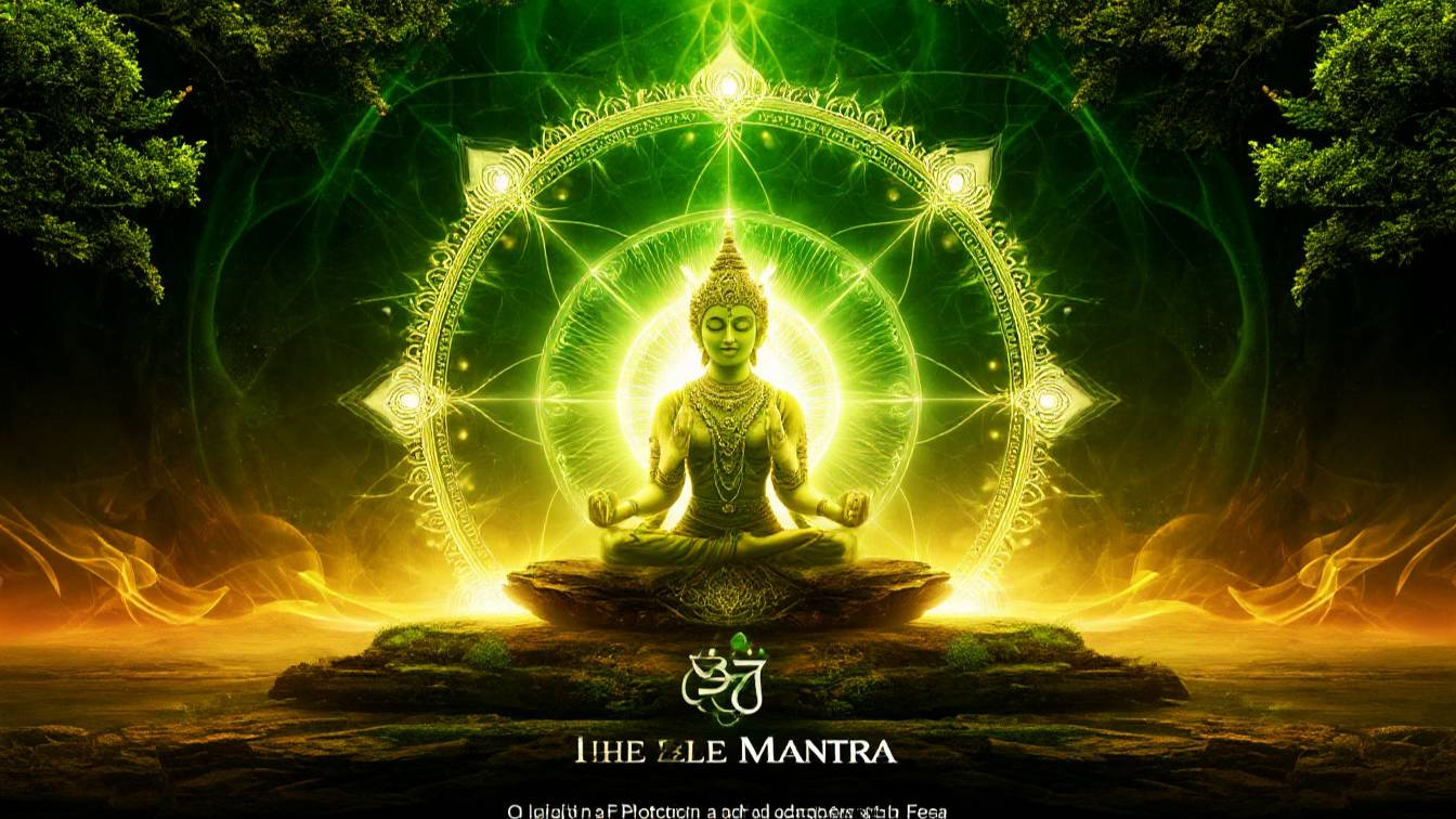 МАНТРА ЗЕЛЁНОЙ ТАРЫ 🌿 Свет Защиты и Энергия Жизни | Очисти Душу от Тьмы и Страха