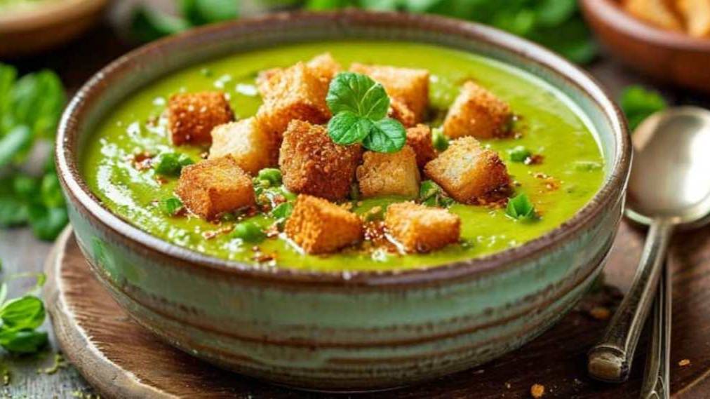 Постный гороховый суп-пюре