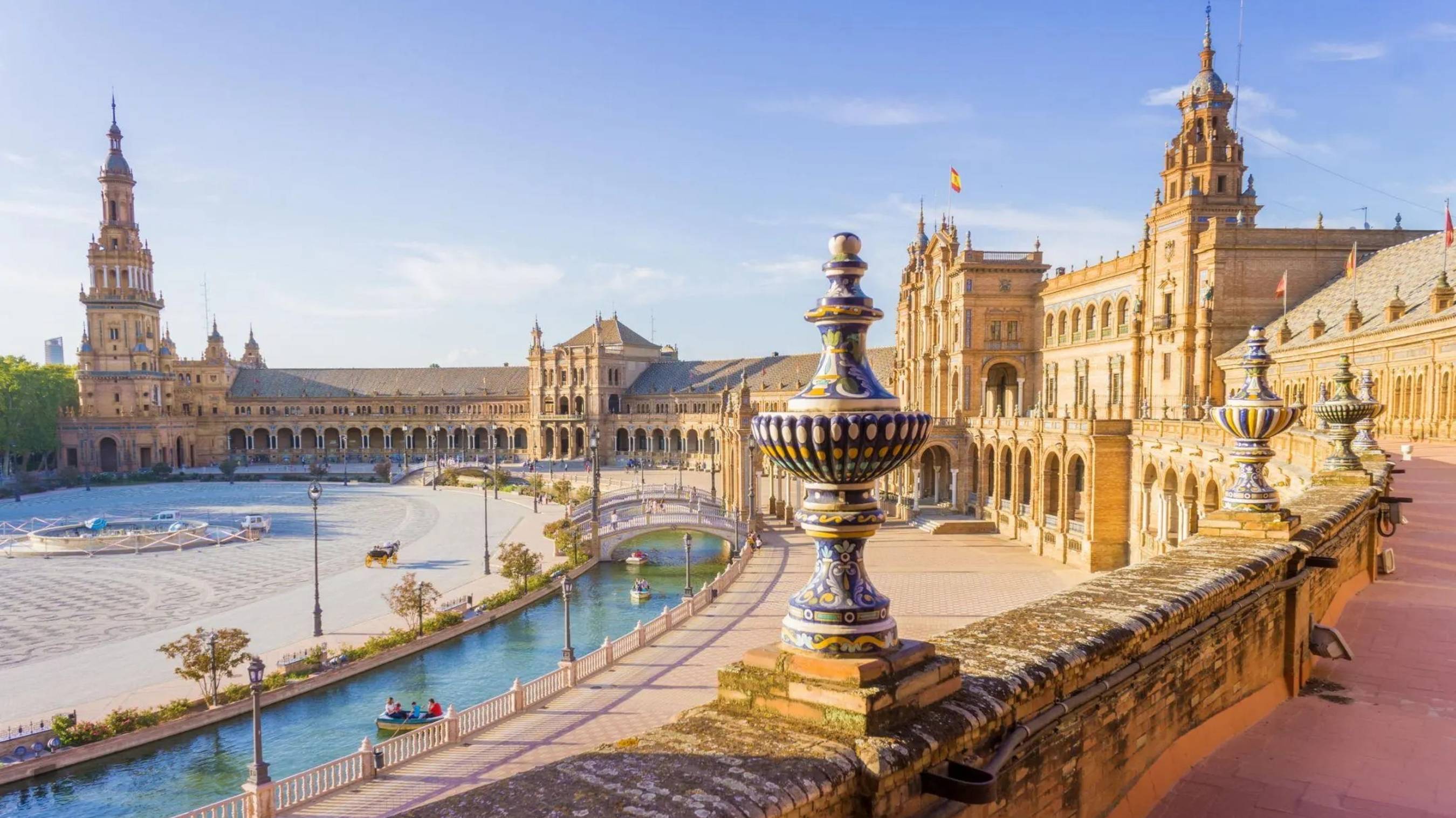 Севилья, Испания. Пешеходная экскурсия в формате 4K | #шариклайф