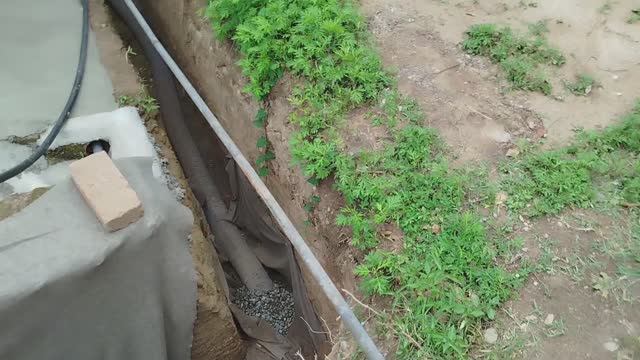 Дренаж вокруг дома