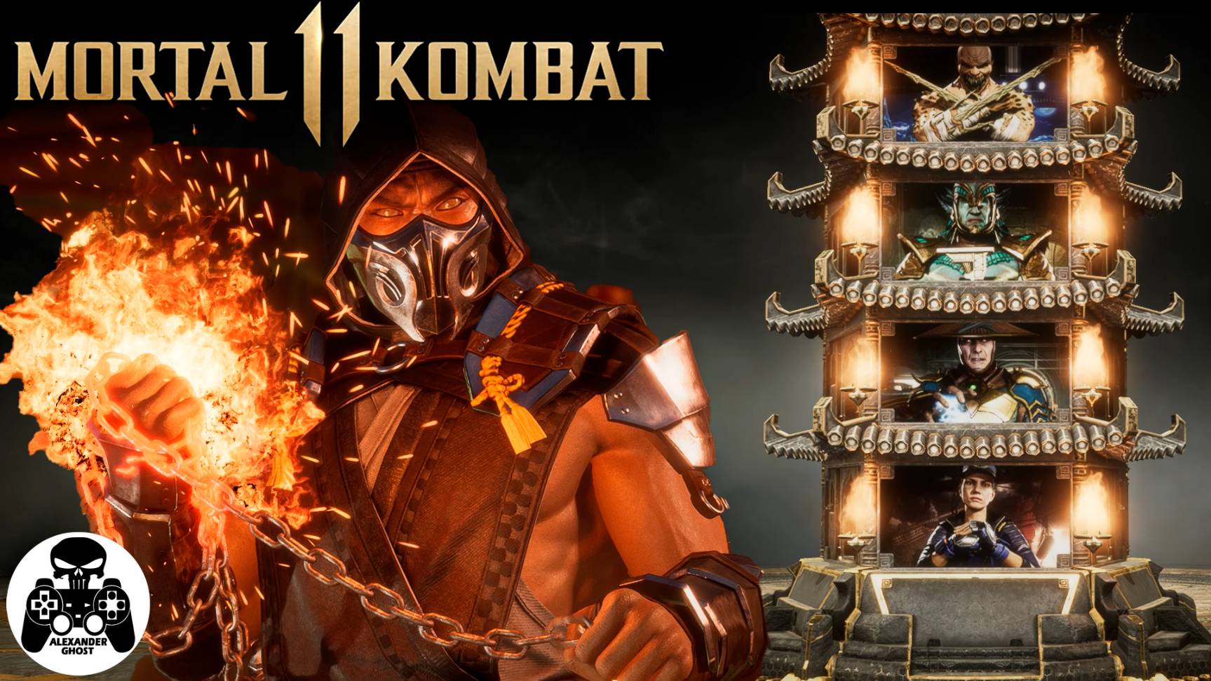 Mortal Kombat 11 Scorpion Классическая Башня часть 1 (MK11)