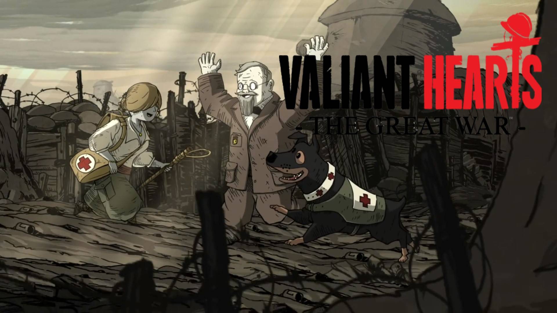 Valiant Hearts: The Great War.Подземная война и угон танка.