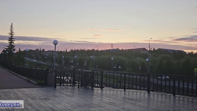 Полярный день. Время полночь. Лето 2025. ЖизньСеверян. Ямало-Ненецкий АО Лабытнанги.