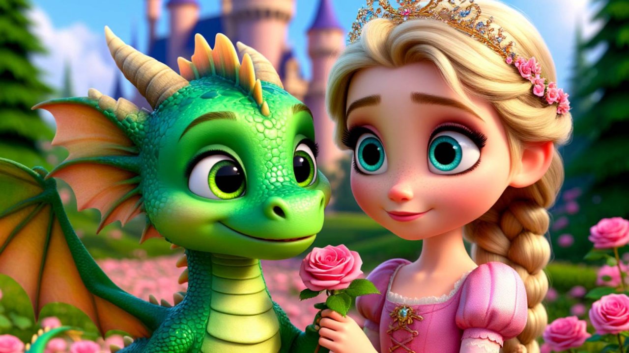 Принцесса и Дракон + Мультик и Песенка для Детей + Мультики Детям
