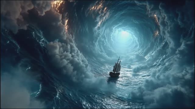 Проклятие прилива - эпическая пиратская музыку, атмосфера пиратского путешествия по морям.