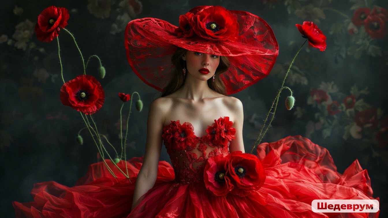 ЖЕНЩИНА В КРАСНОМ. ШАНСОН.