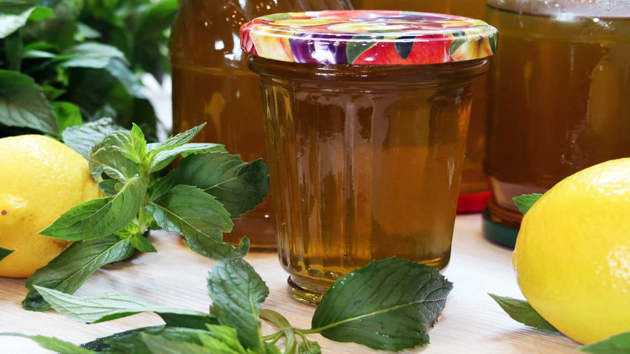 Ароматное варенье из мяты с лимоном