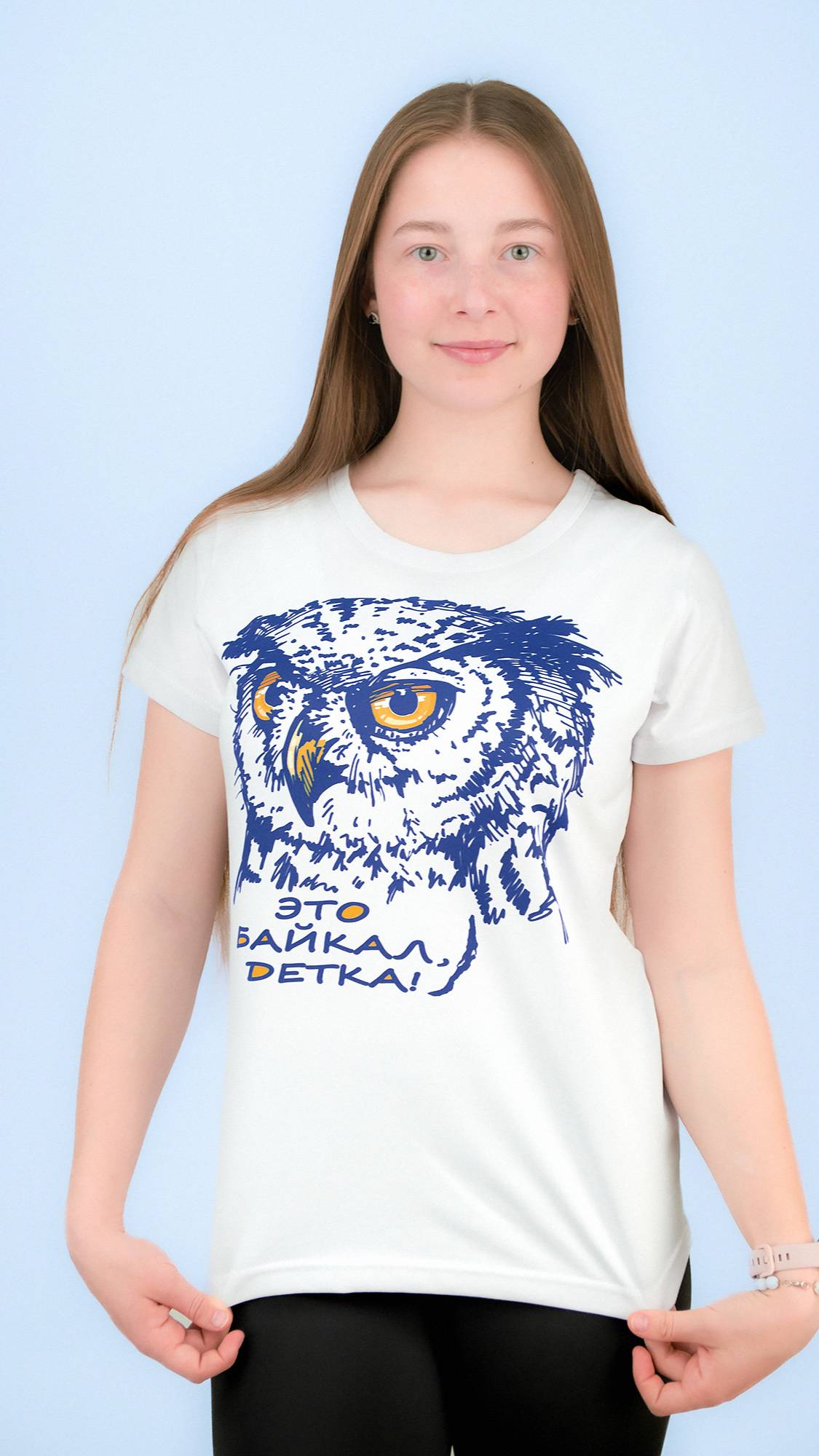Футболка лайт двусторонняя приталенная СОВА БАЙКАЛ