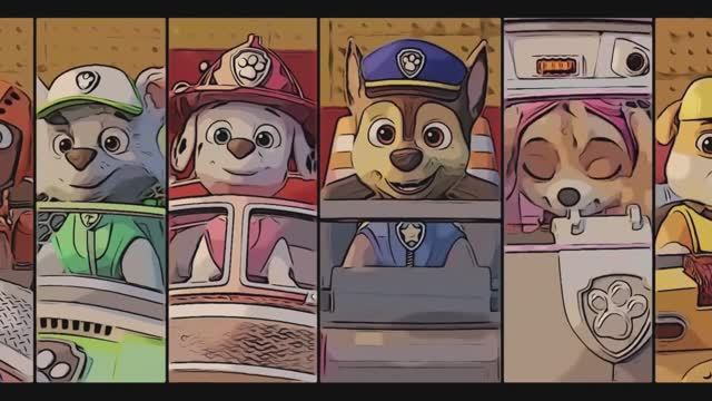Щенячий патруль! для детей!  Вся команда