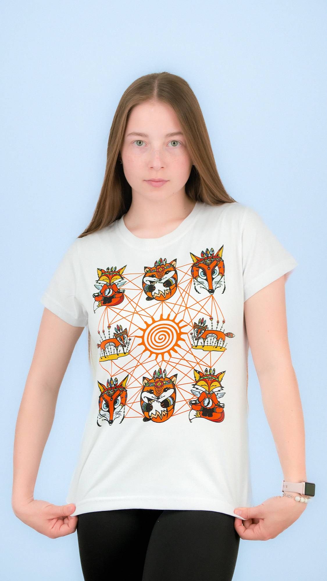 Футболка лайт двусторонняя приталенная СЕМЬЯ ЛИС