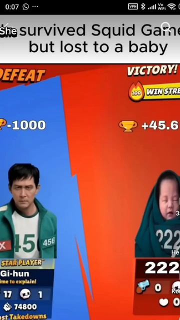 ВИДЕО С ЮТУБА.The baby won the squad game with 0 damage and 0 kill.