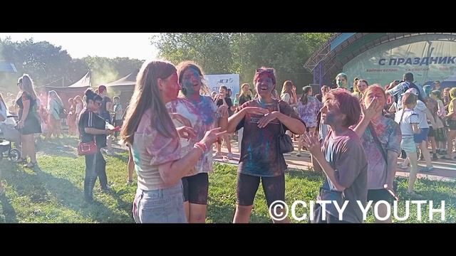 Фестиваль красок холи, Арт проект вместе зажигаем 2025 Комсомольск-на-Амуре