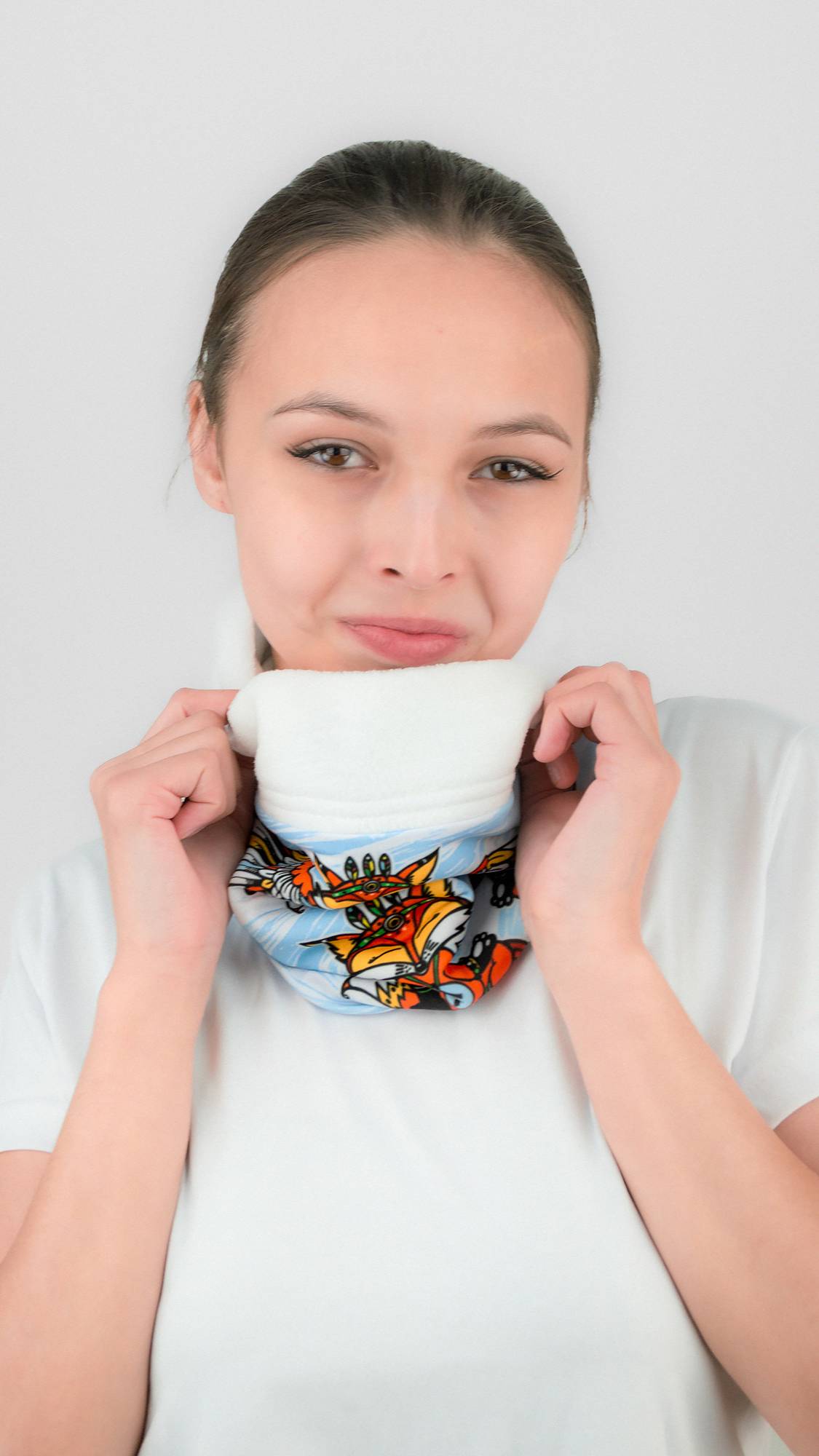 Бафф утепленный ЛИСА ДЗЕН ГЛОБАЛ (голубой)