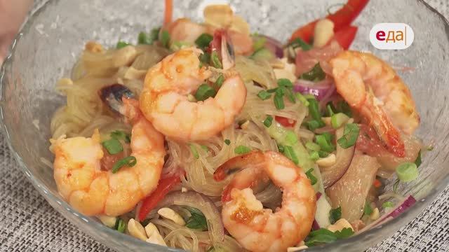 Рулеты из кабачков и азиатский салат с фунчозой | Дежурный по кухне /263