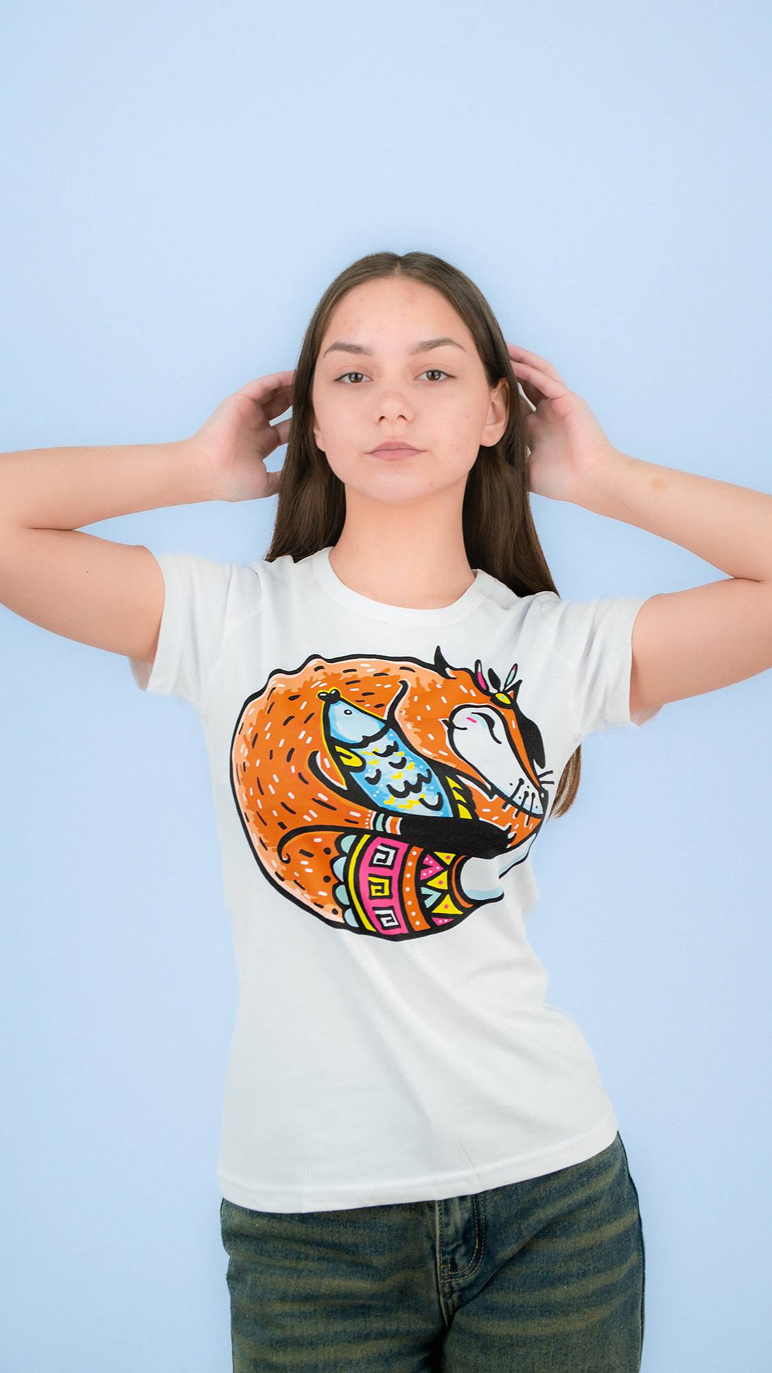 Футболка лайт двусторонняя приталенная ЛИСА И ОМУЛЬ