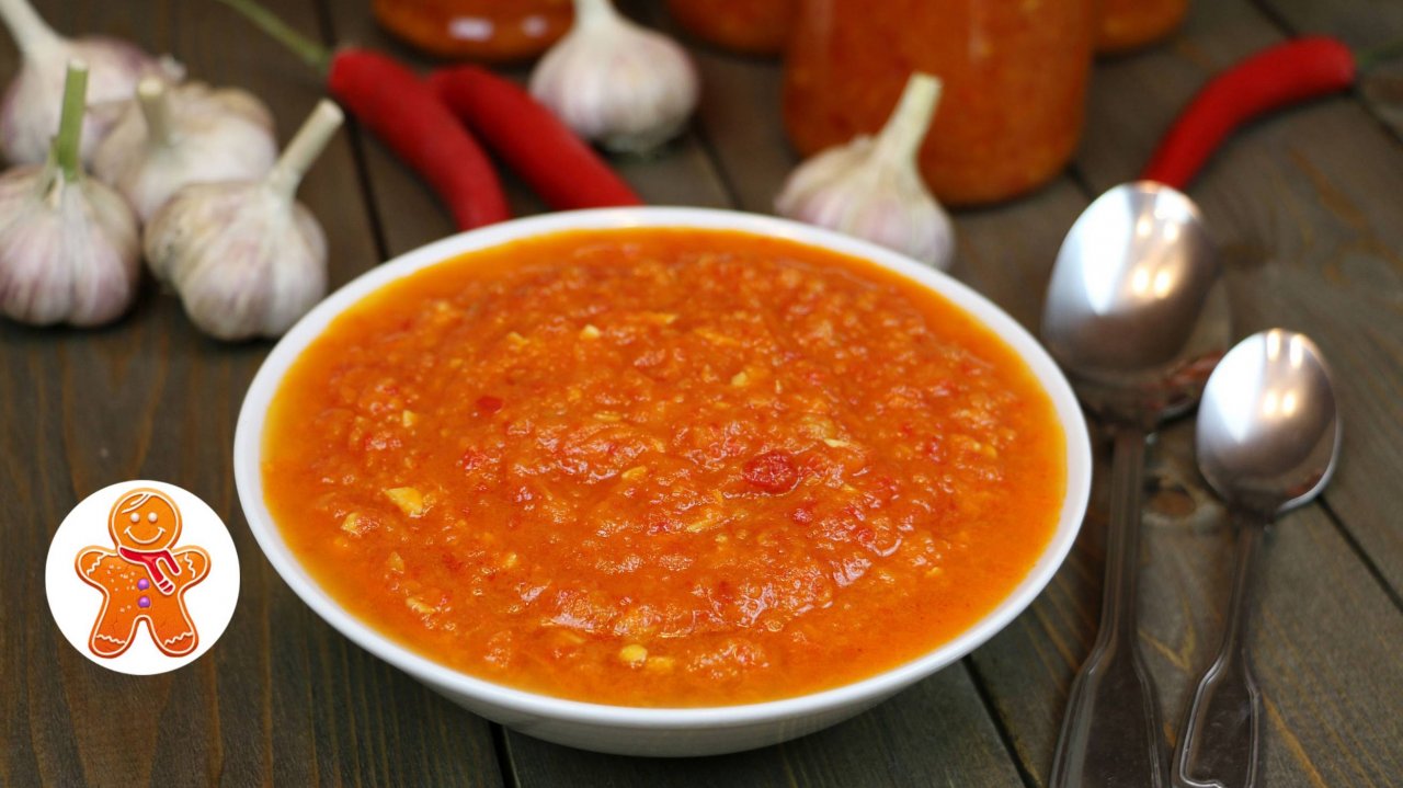 Аджика домашняя ✧ Рецепт острой приправы на зиму