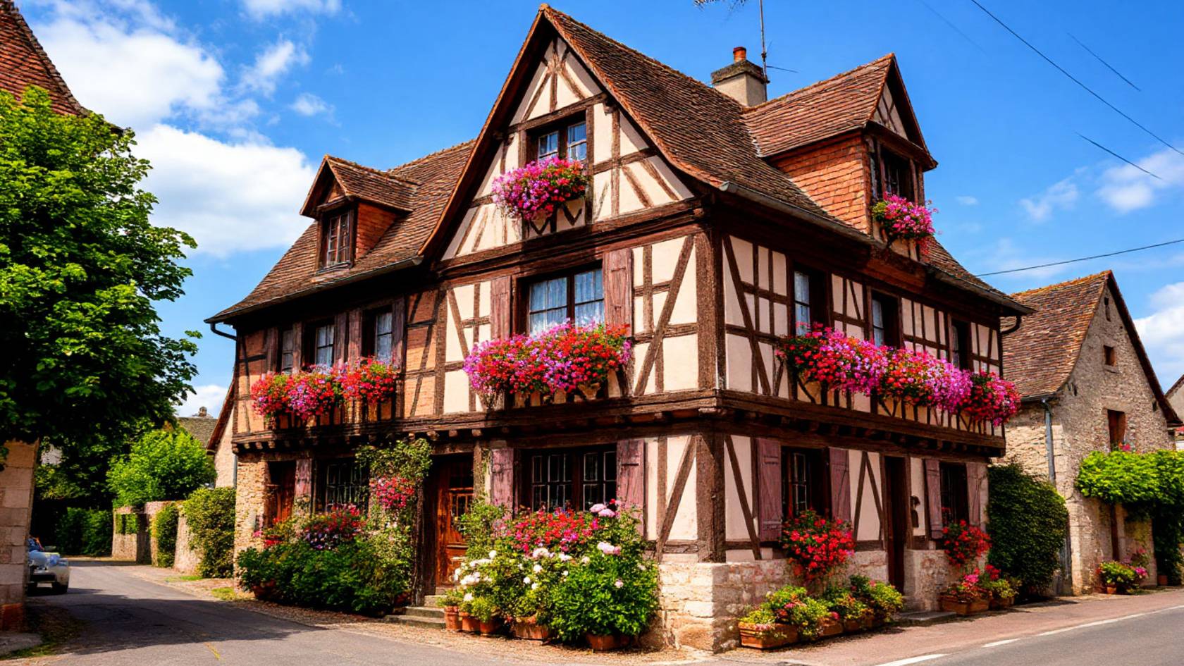 🌿 Пешеходная экскурсия по Риквиру, Франция – средневековой жемчужине Эльзаса 🏰🍇 | #шариклайф