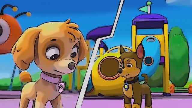 Щенячий патруль! Детский мультик, Гончик и Скай Дружная команда