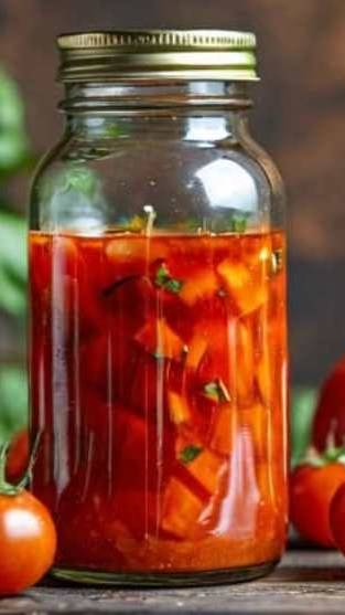 Томатная  настойка с перцем