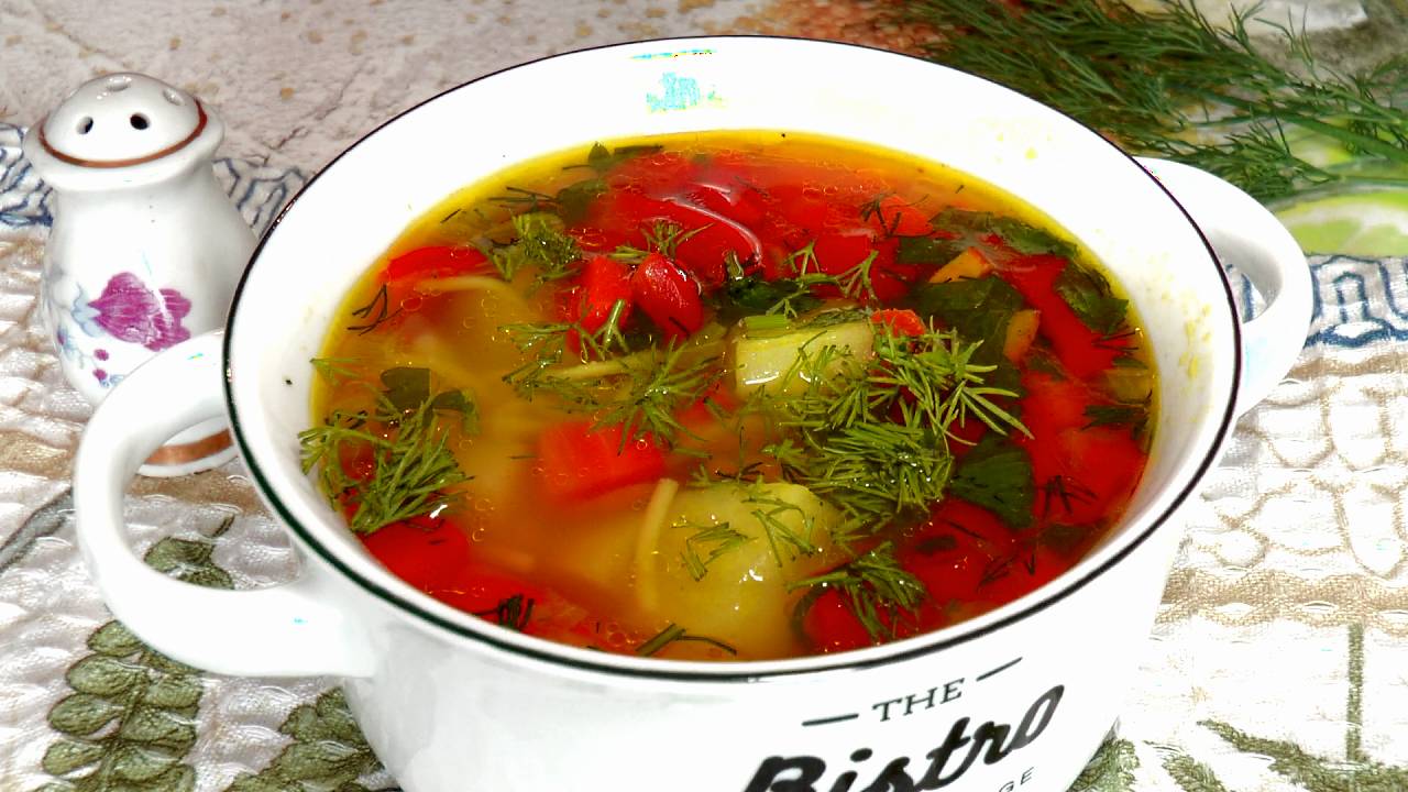 📌 Самый быстрый и лёгкий Суп с вермишелью и сосисками