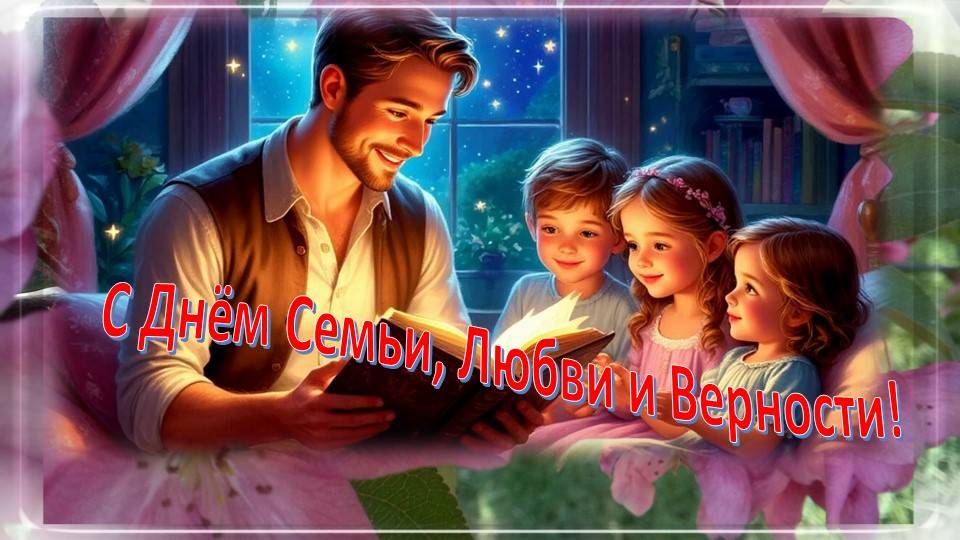 День Семьи, Любви и Верности видеооткрытка 2