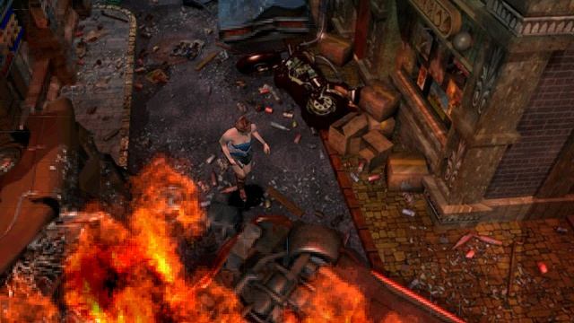 Resident Evil 3 - Restoration Project На Улице Возле Участка Полицейского Немезис #2