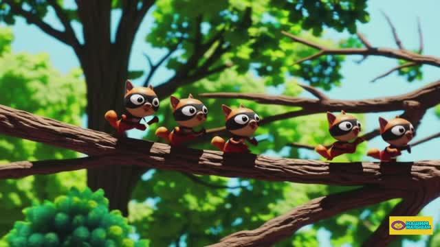 Мультики для малышей | Про белок ниндзя