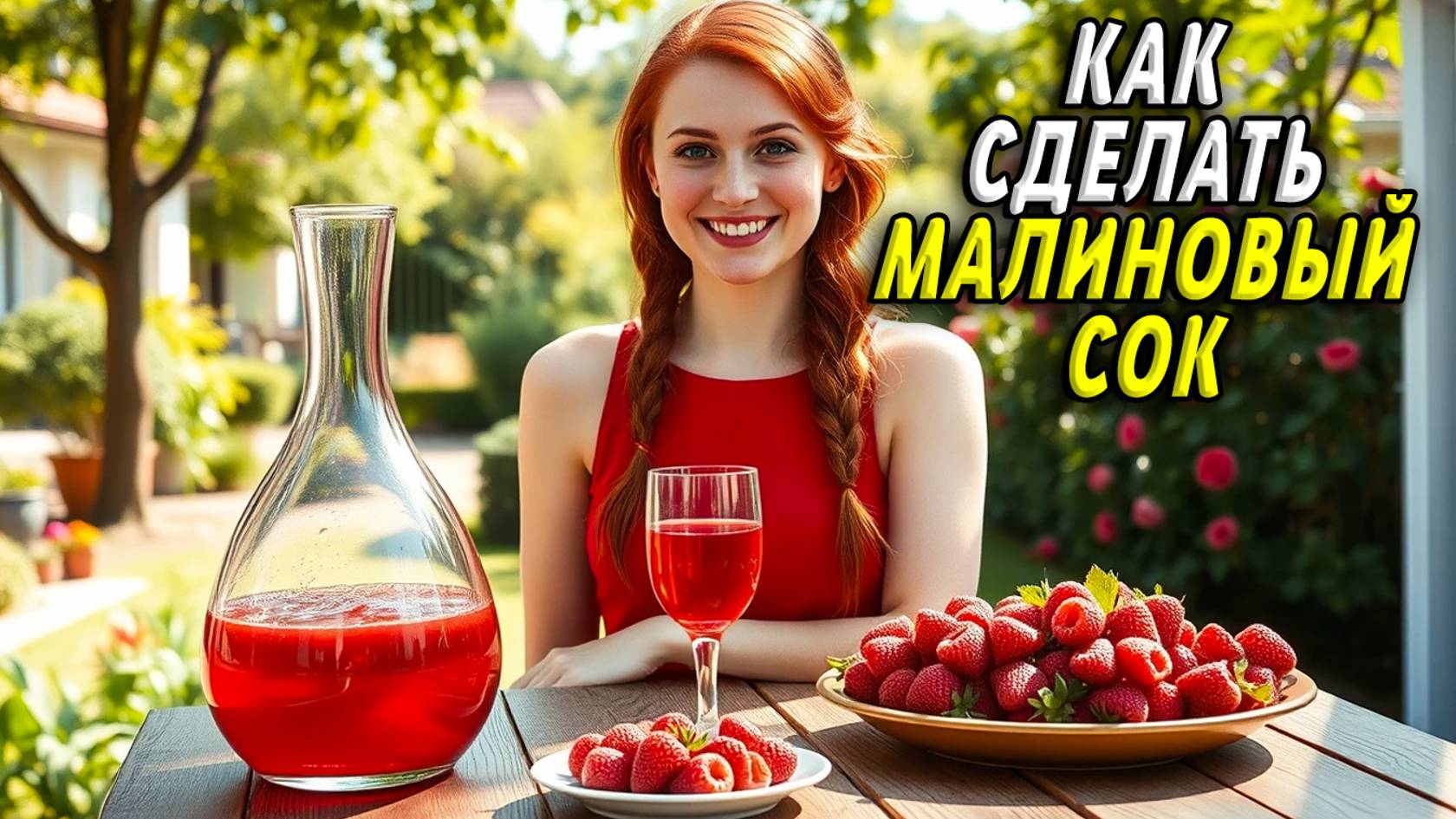 Как сделать Малиновый Сок