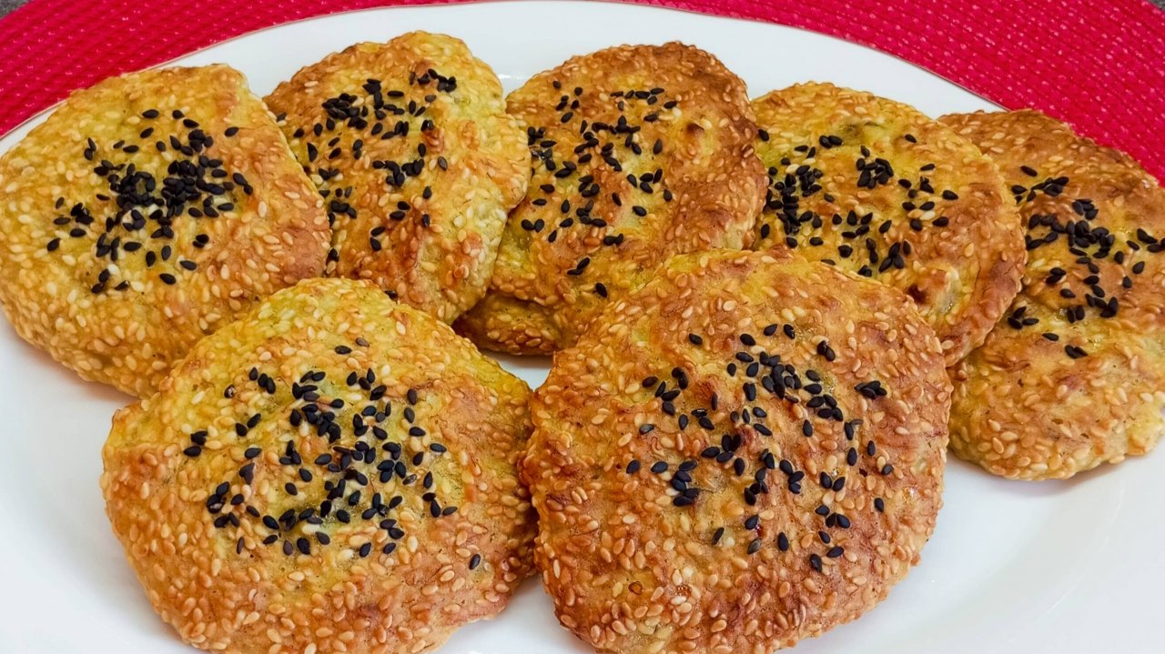 Кунжутные ПП -печенья с бананом/Все готовится очень просто, получится у каждого