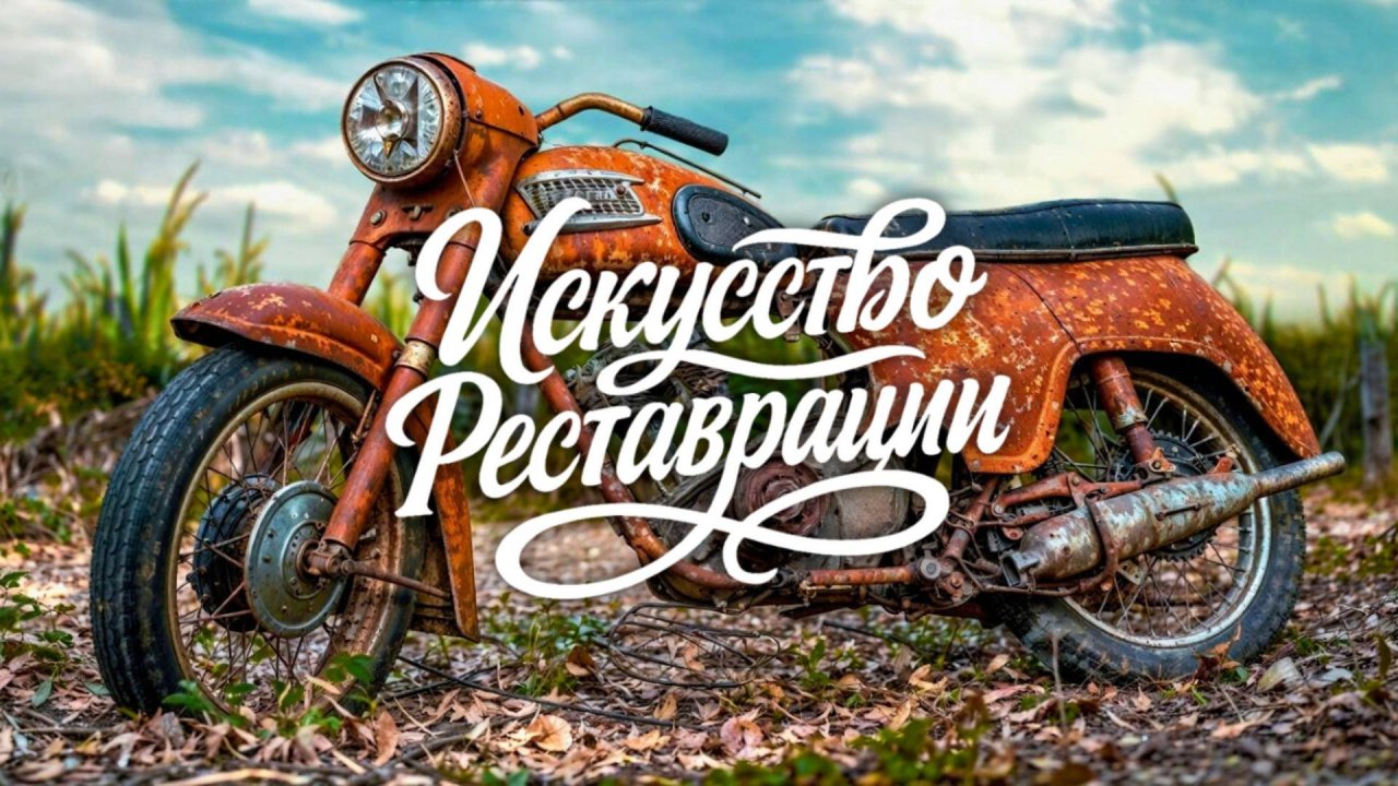 Полная реставрация заброшенного британского мотоцикла Triumph 1961 года — шикарное восстановление!