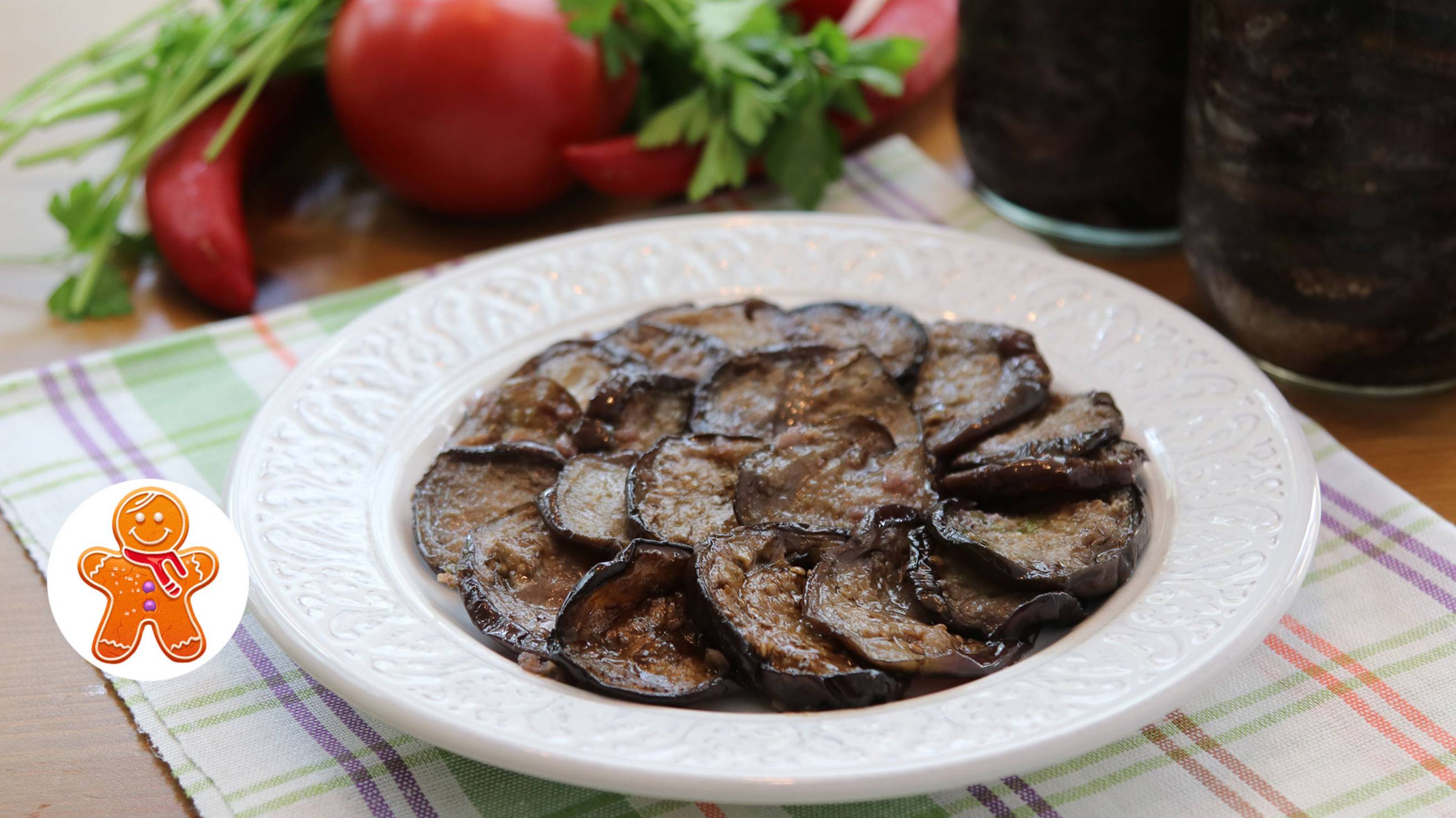 Жареные баклажаны с чесноком на зиму