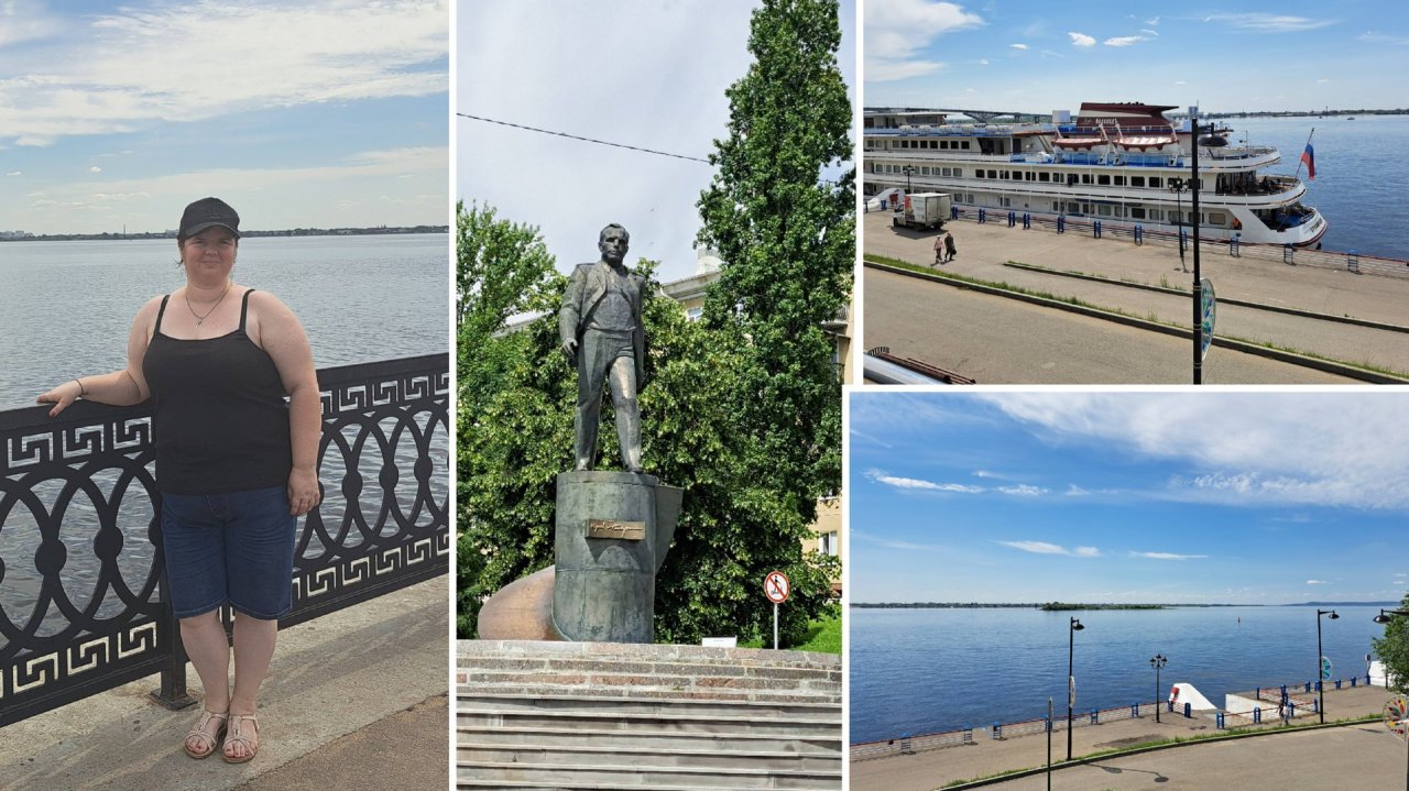 Саратов . Набережная.  Прогулка начинается...