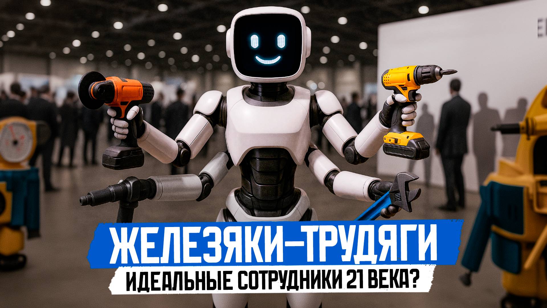 На «Иннопроме» презентовали идеальных работников, которые пашут по 2-3 смены без перерыва