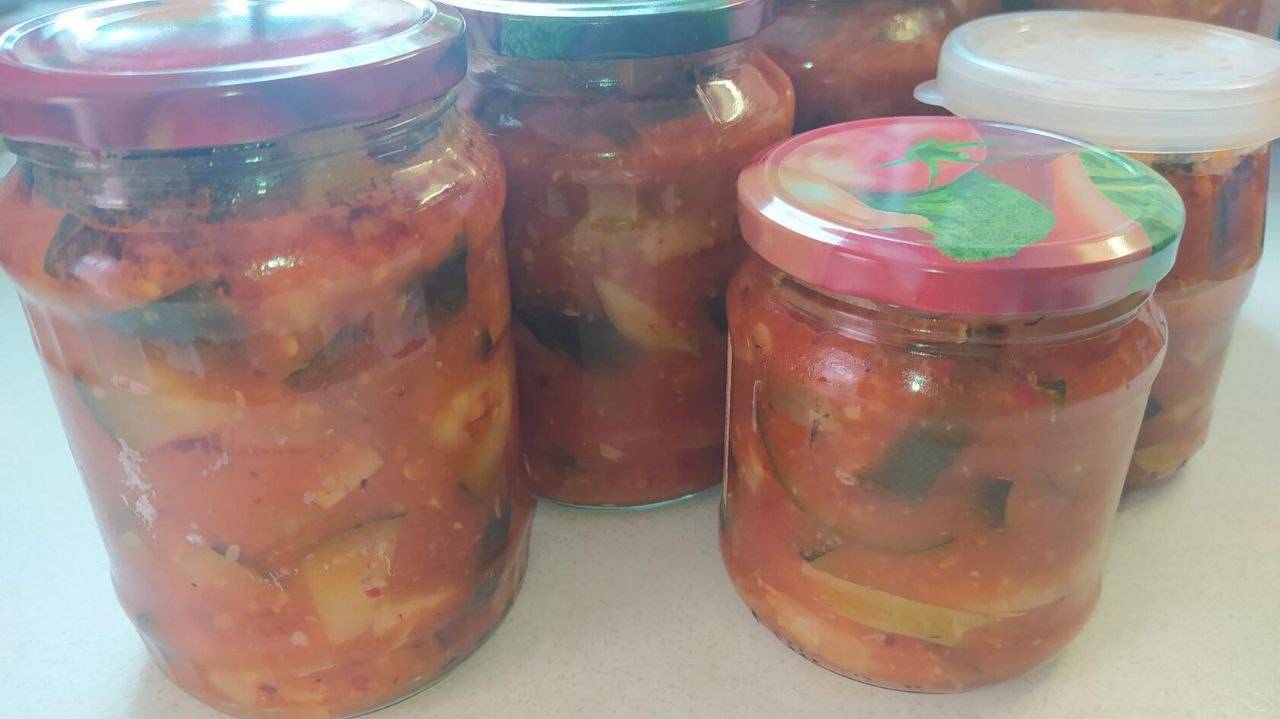 Лечо из кабачков. Невероятно вкусный салат на зиму.