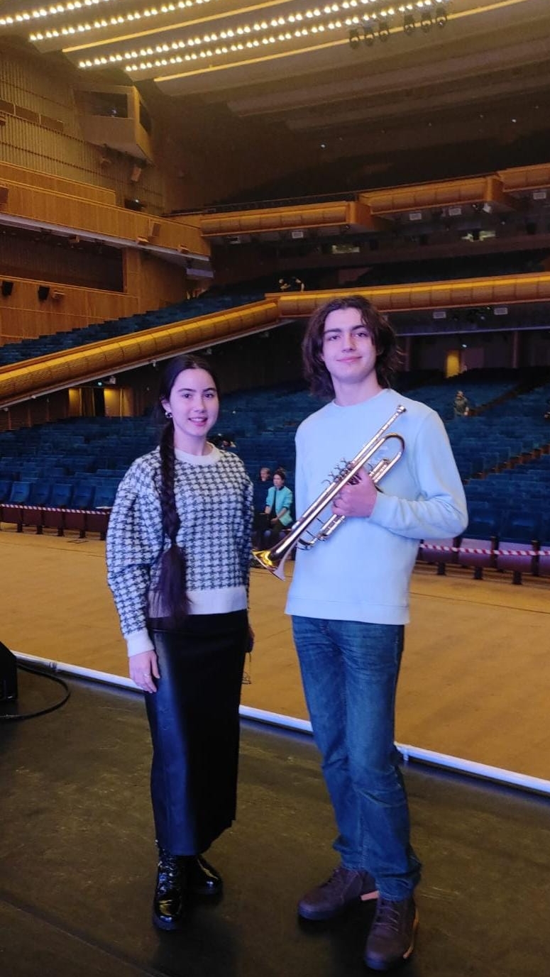 Наше с Сайдой Мухаметзяновой выступление в Большом зале Государственного Кремлëвского дворца