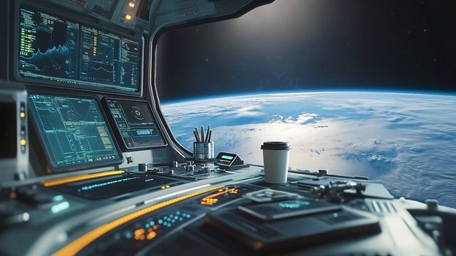 Remote Outpost: Galactic Space Station Ambience for Deep Focus & Celestial Calm