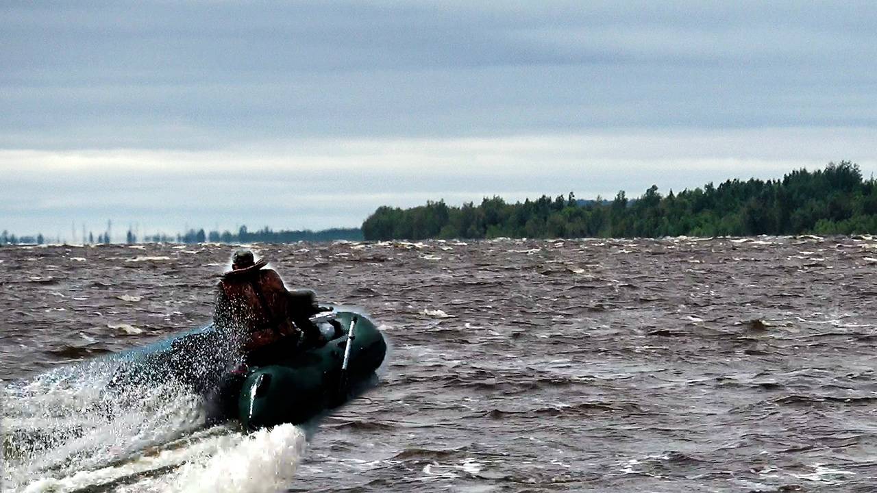 Рыбалка на спиннинг. Попал в шторм.