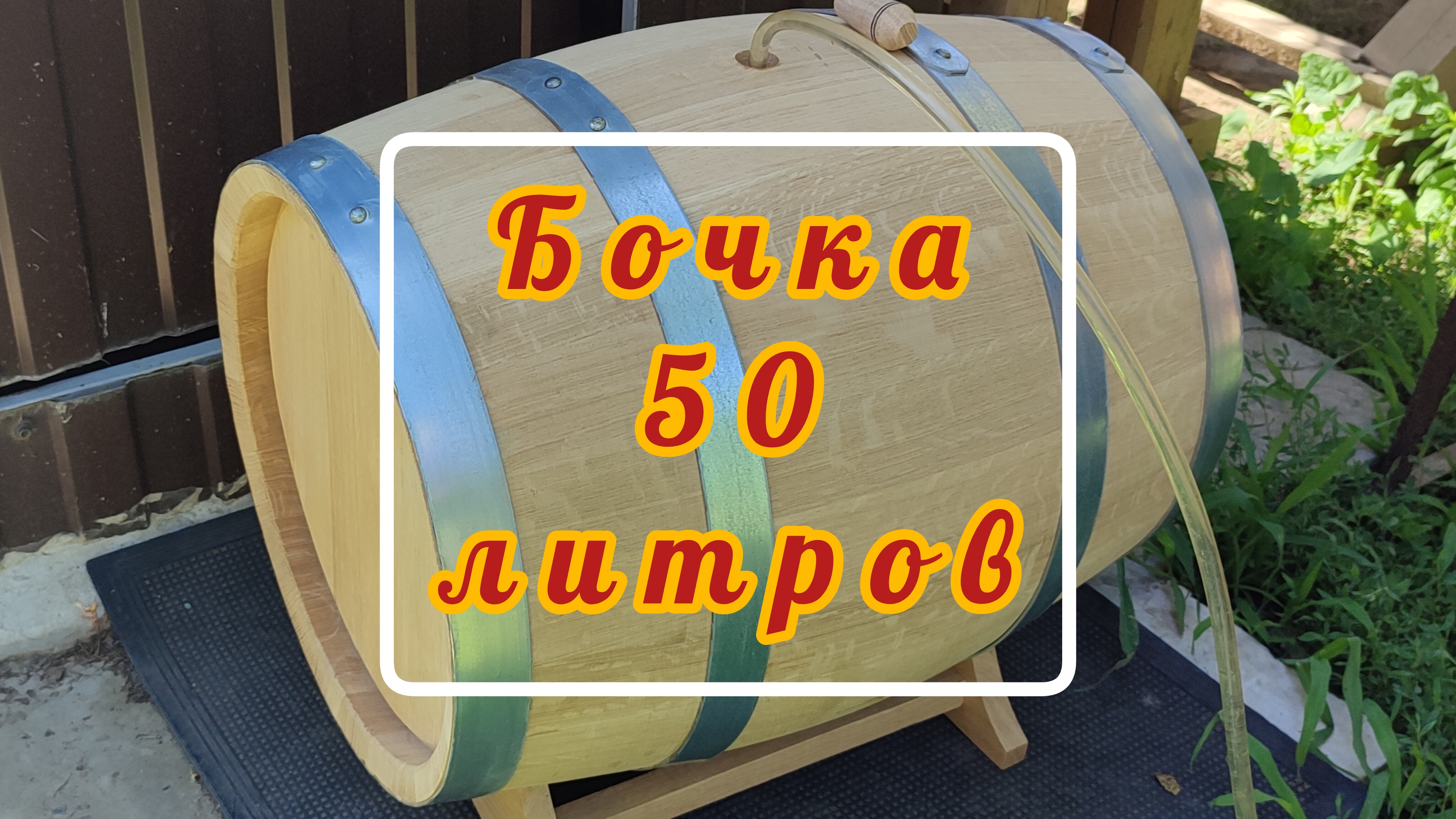 Приобретение и подготовка дубовой бочки на 50 литров
