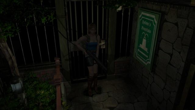 Resident Evil 3 - Restoration Project Фонтан Кладбище Хижина #12