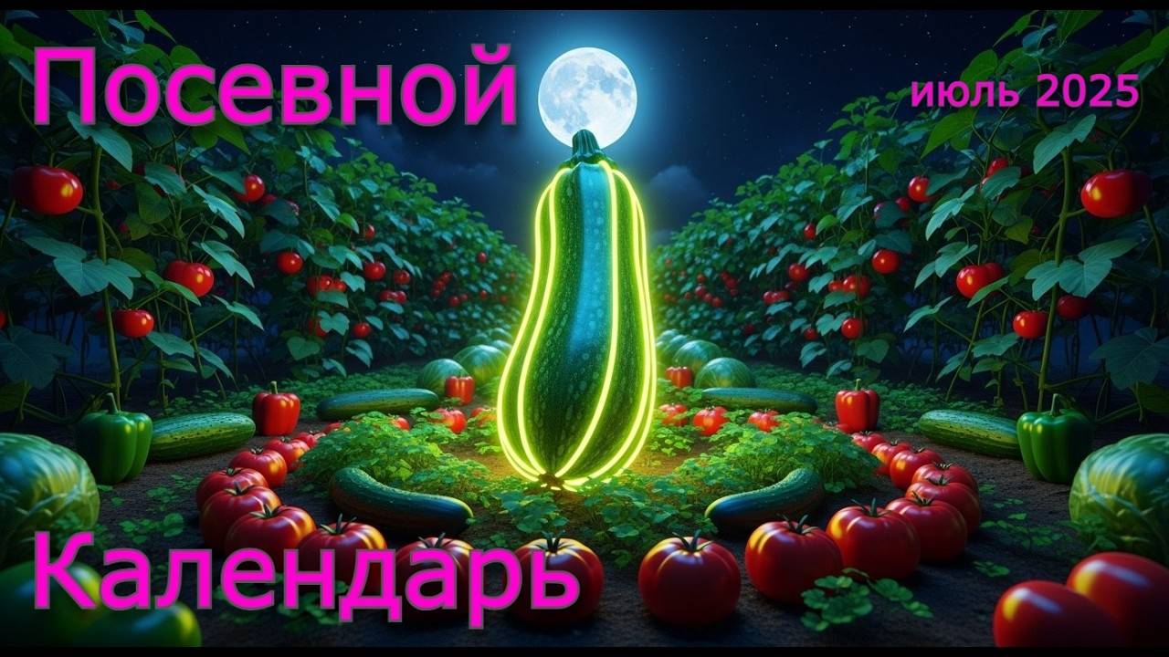 Благоприятные Дни для Посева в ИЮЛЕ 2025 для овощей и саженцев!