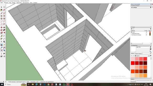 Раскладка плитки в санузле. Санузел. Ремонт. Сельма. Калининград.