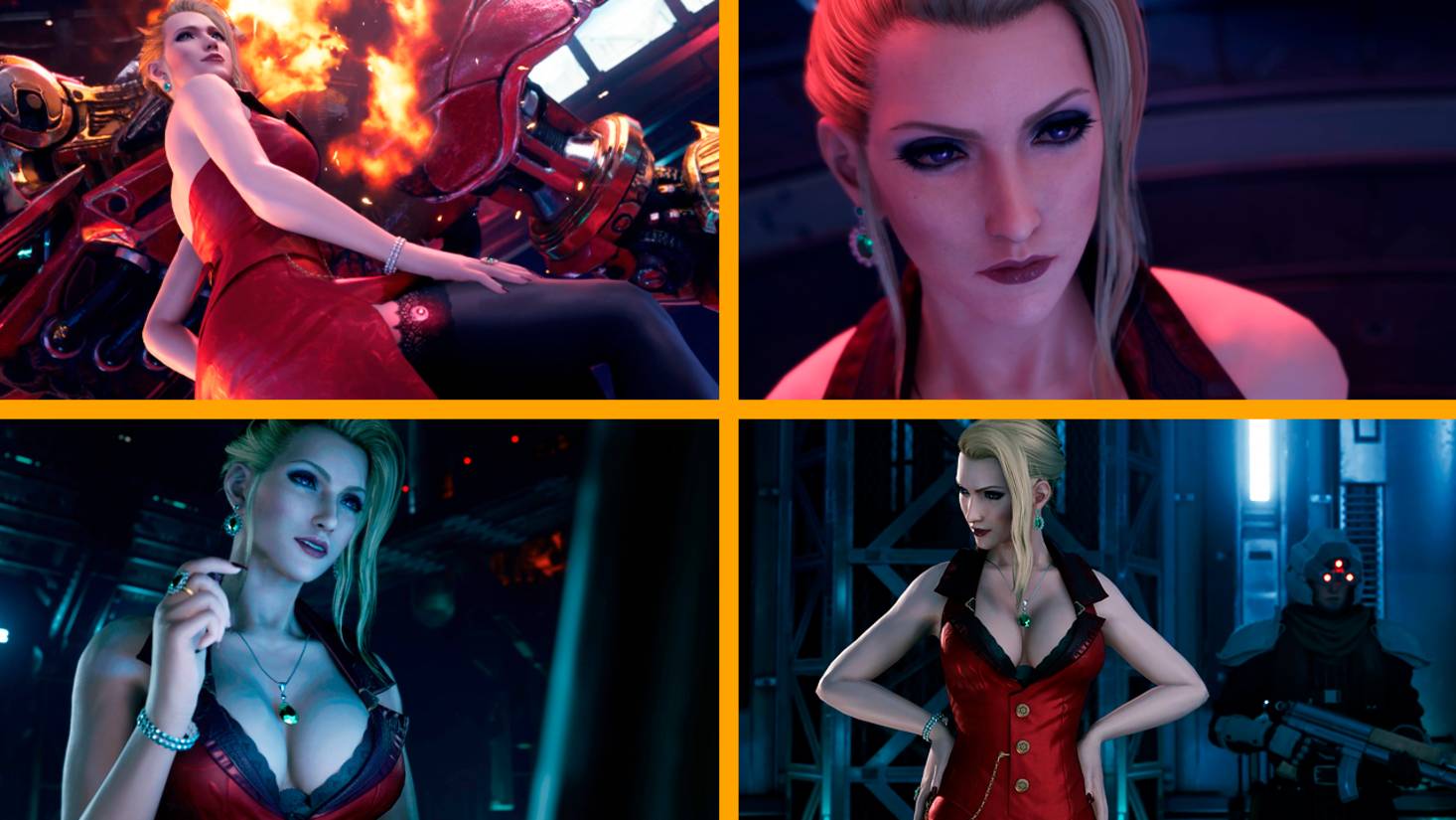 Final Fantasy VII Remake Intergrade | Все сцены с Скарлет | Без комментариев