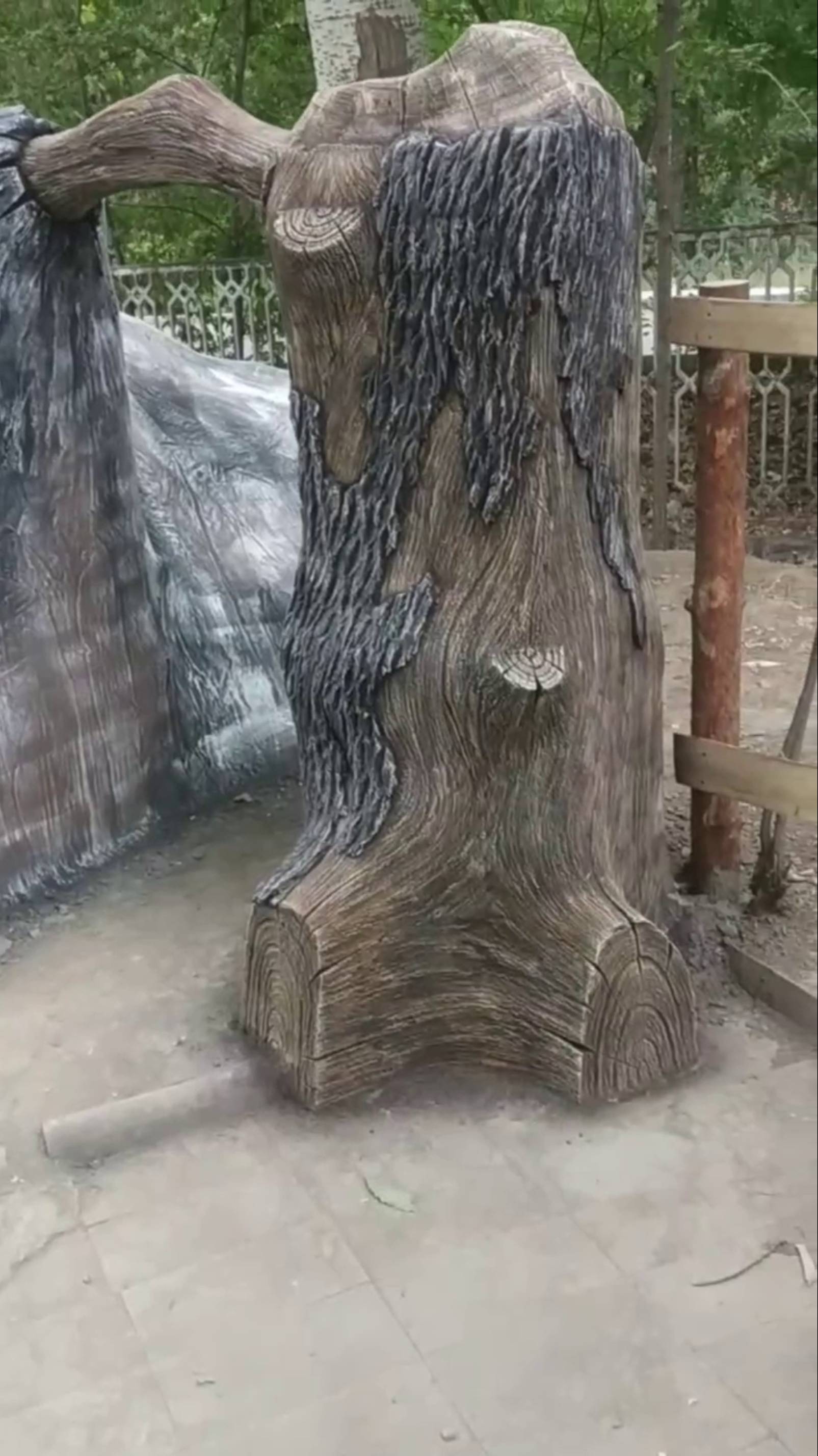 вход  в  дом  арка  из  арт бетона мастер Улукбек.